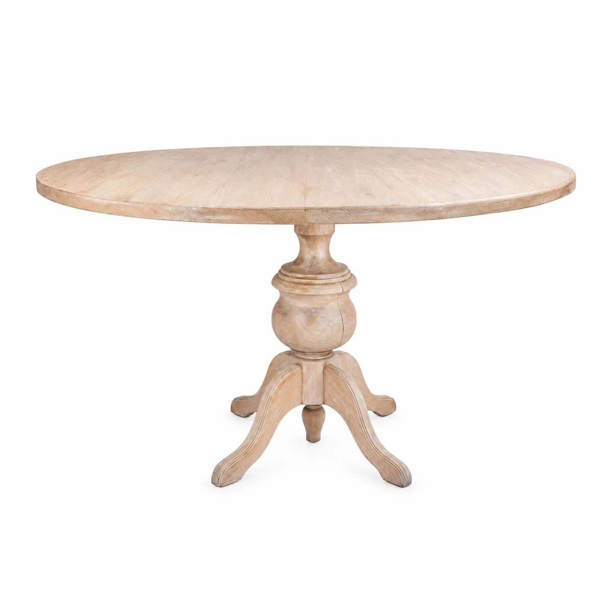 Mesa Redonda Pedestal Natural