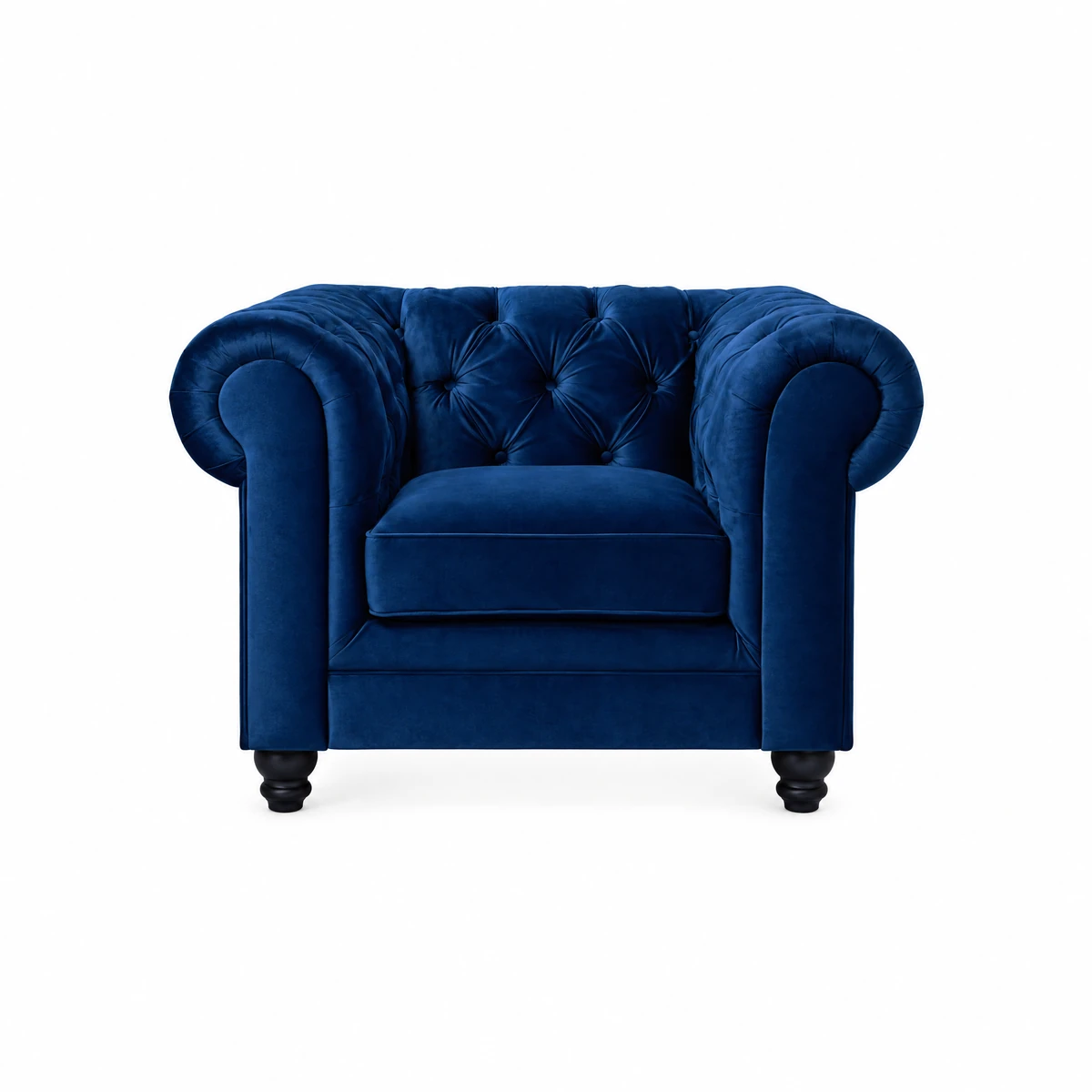 Sillón Individual Abotonado Navy