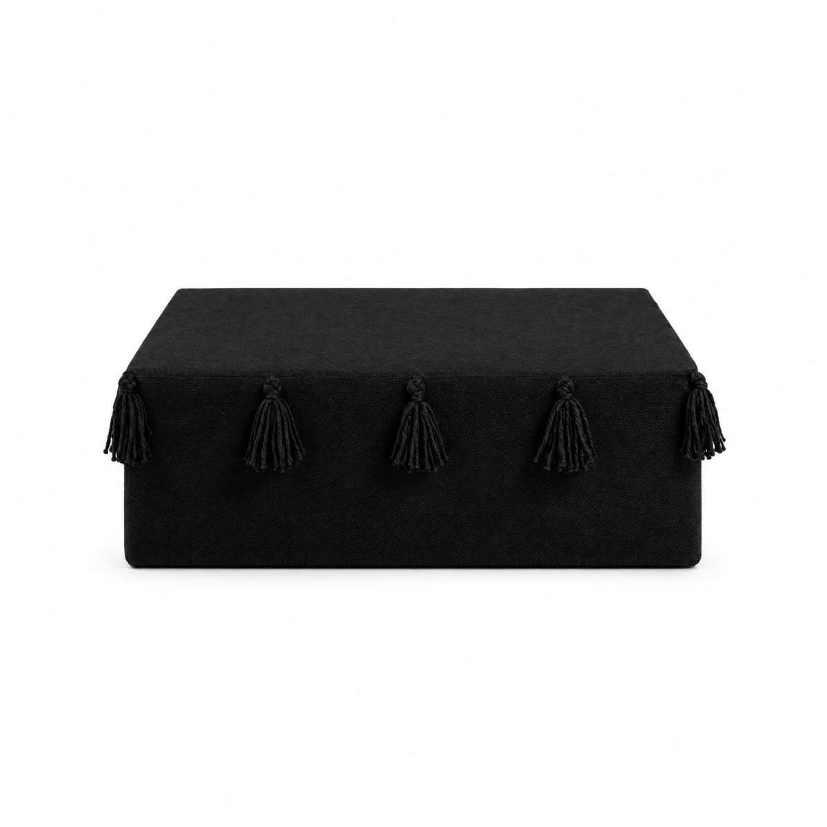 Taburete Cuadrado Negro