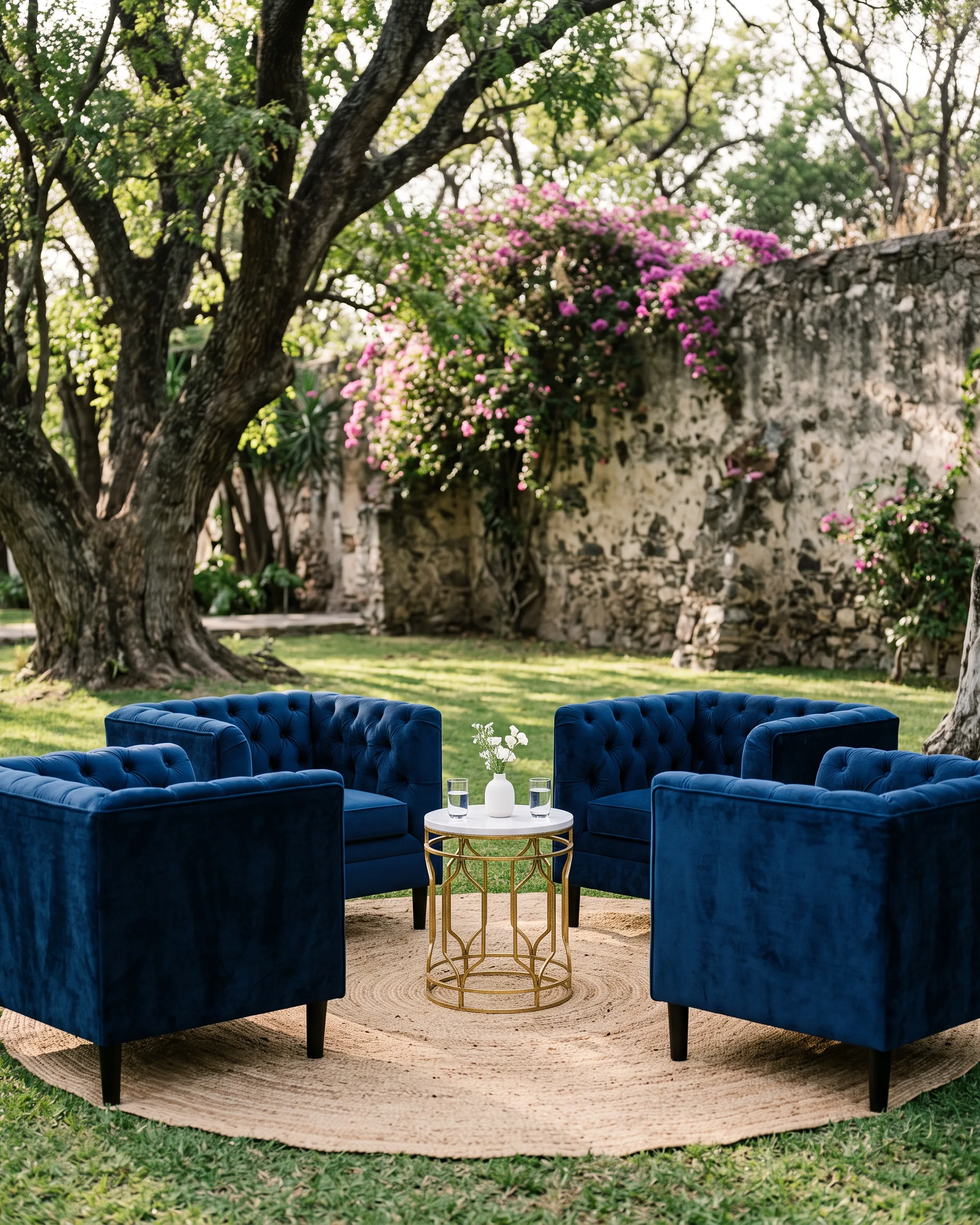 Aniversario de empresa en jardín, foto 1